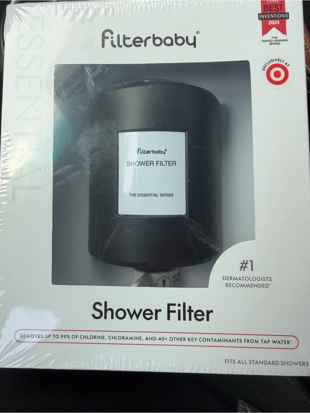 Black Shower Filter - The Essential Series